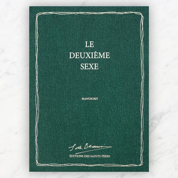 The Manuscript Of The Second Sex By Simone De Beauvoir 