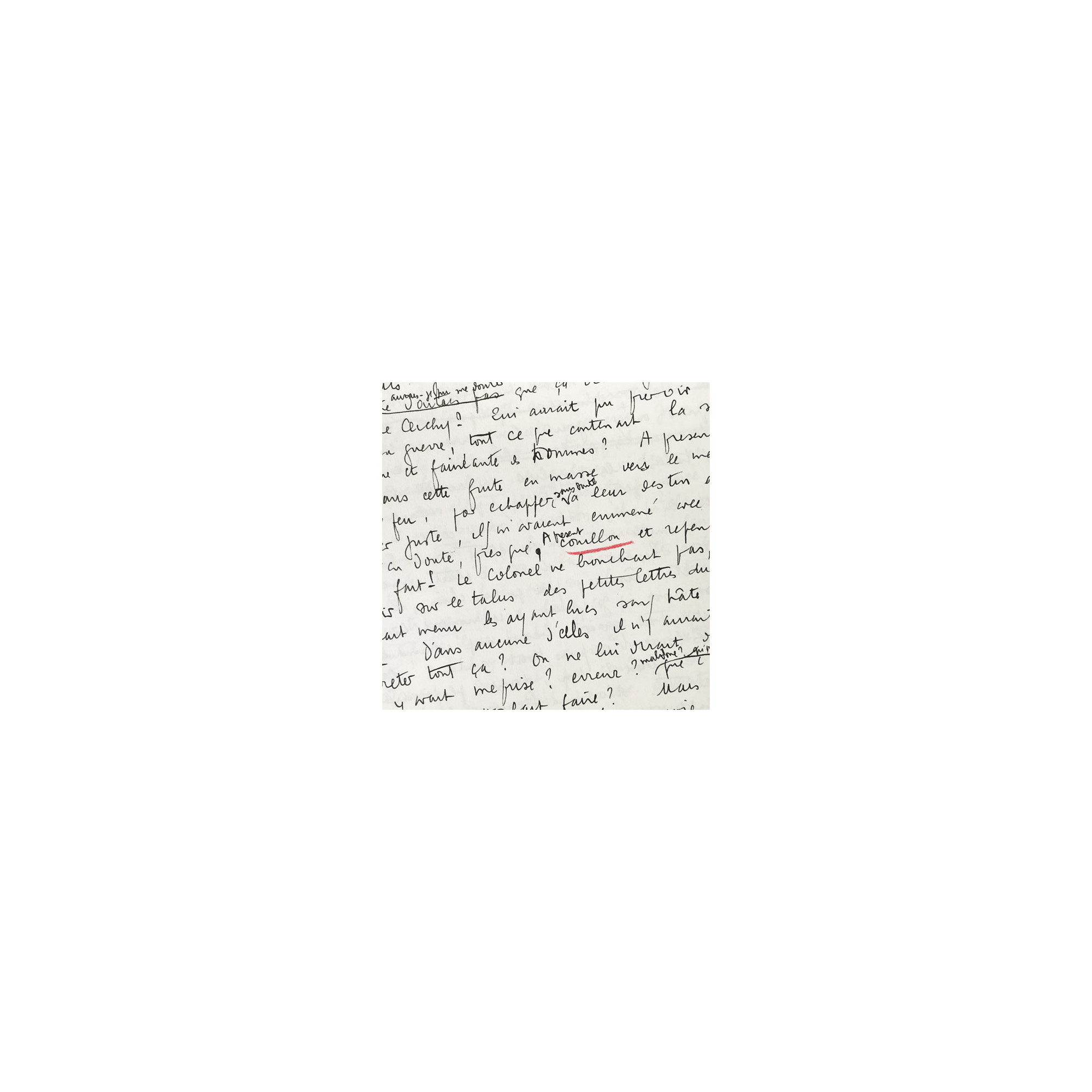 The Manuscript Of Voyage Au Bout De La Nuit By Louis Ferdiand Celine
