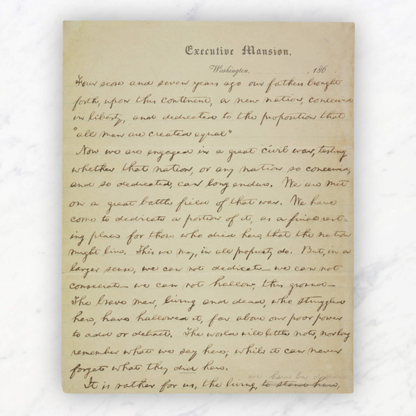 Discours de Gettysburg Discours de Gettysburg