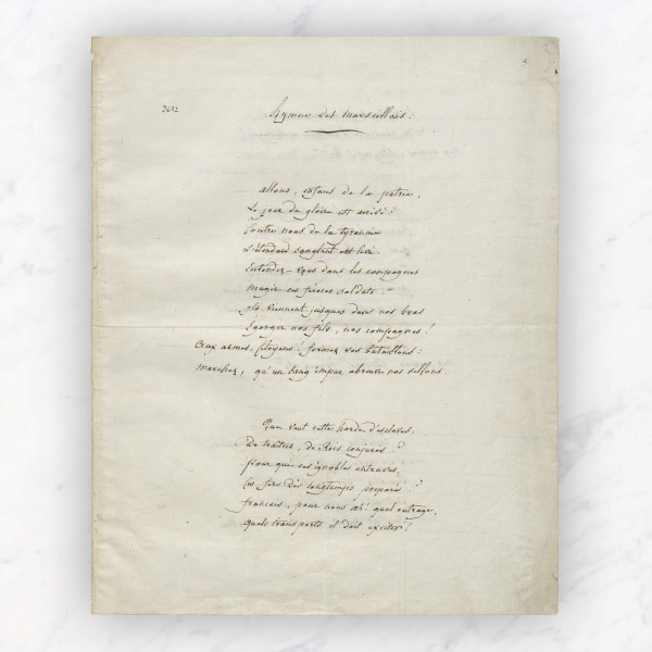 Marseillaise Rouget de lisle