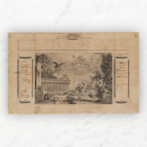 Un diplôme maçonnique signé Benjamin Franklin