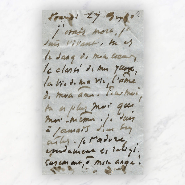 Letter to Juliette Drouet