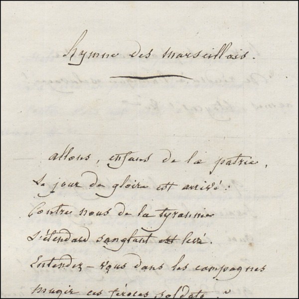 Buy the Marseillaise