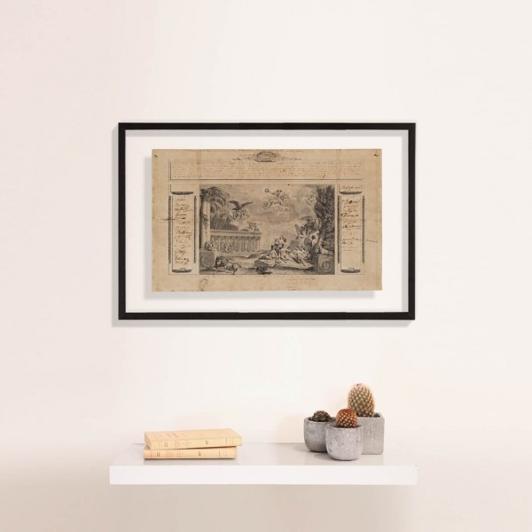 Un diplôme maçonnique signé Benjamin Franklin