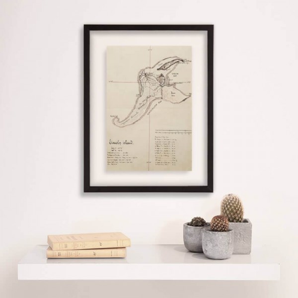 Lincoln Island Frame - Jules Verne