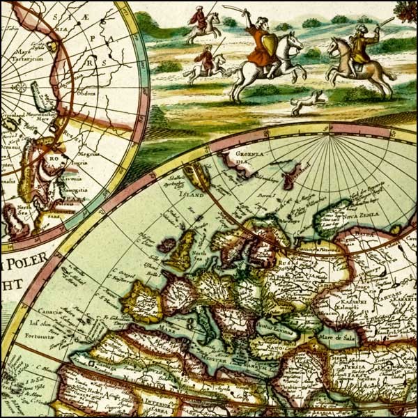 A new map of the world