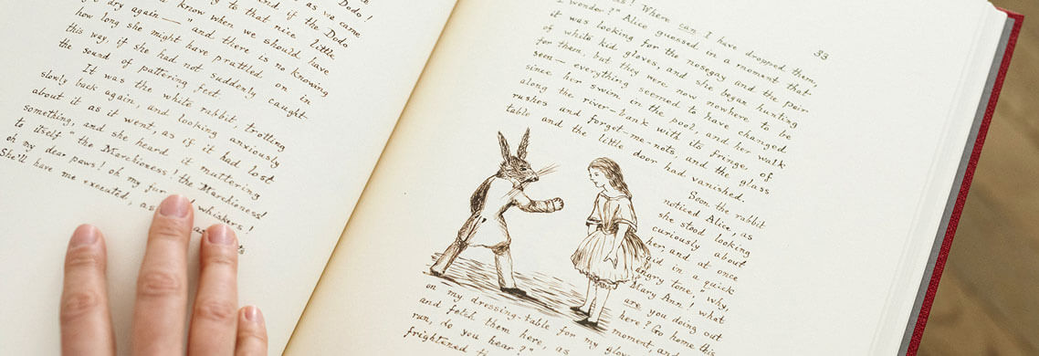 Alice's Adventures Under Ground, the manuscript of Lewis Carroll