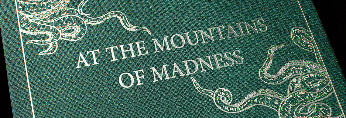 At the Mountains of Madness, the manuscript of HP Lovecraft