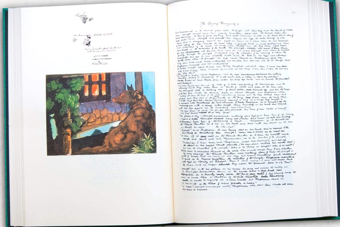 handwritten jungle book - kipling writting