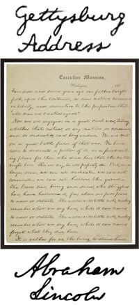 Gettysburg Address