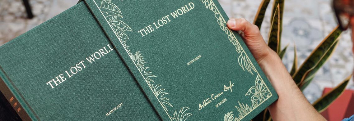 The Lost World, the manuscript of Arthur Conan Doyle